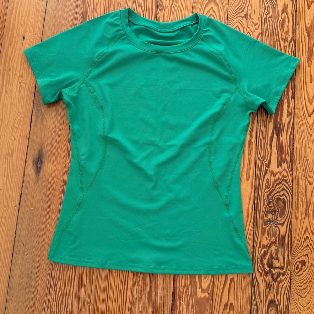 Women’s Athletic Short Sleeve Top Kelly Green Small